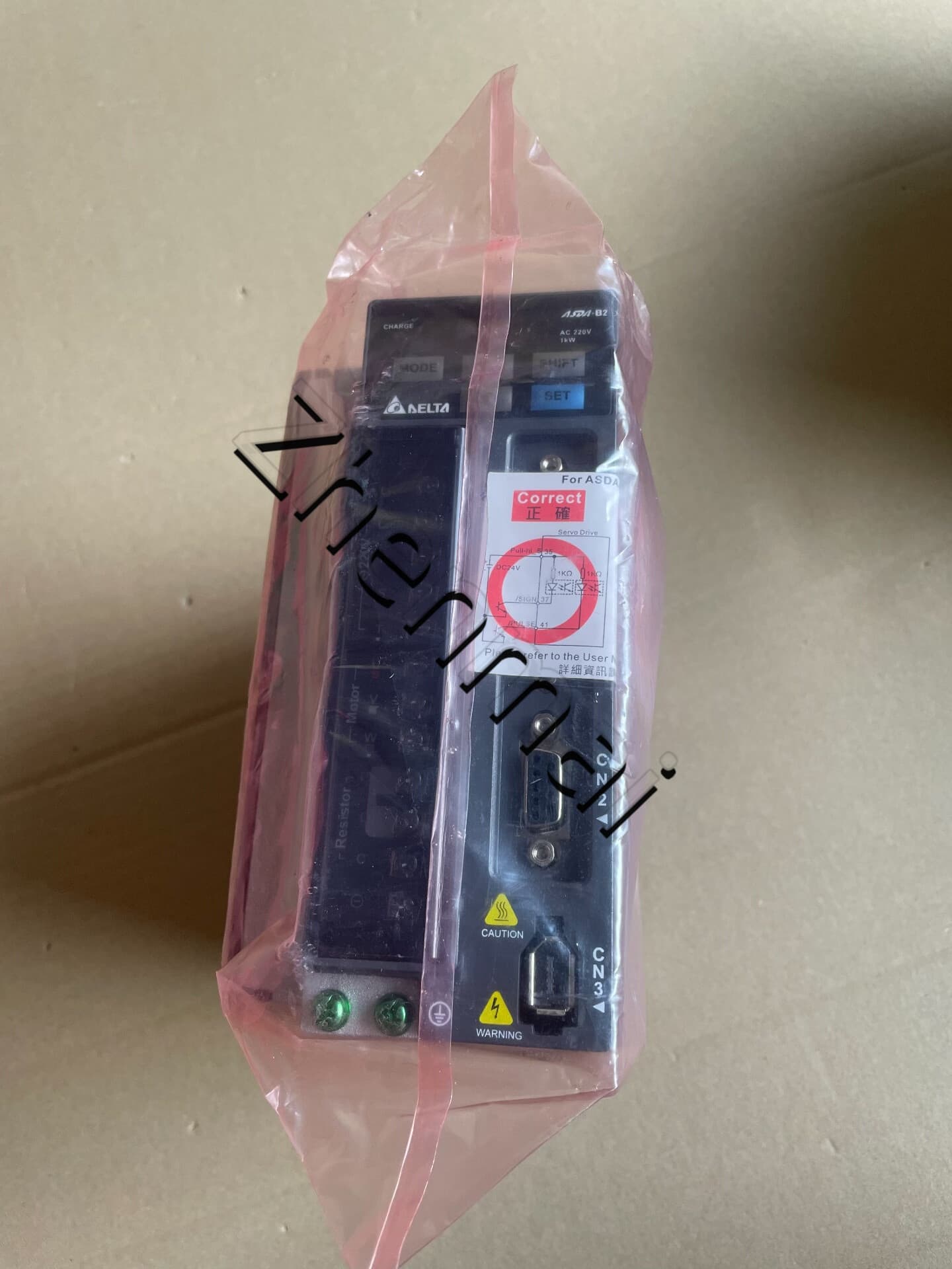 100% nuevo, original y genuino, servomotor Delta ASD-B2-1021-B, convertidores de frecuencia
