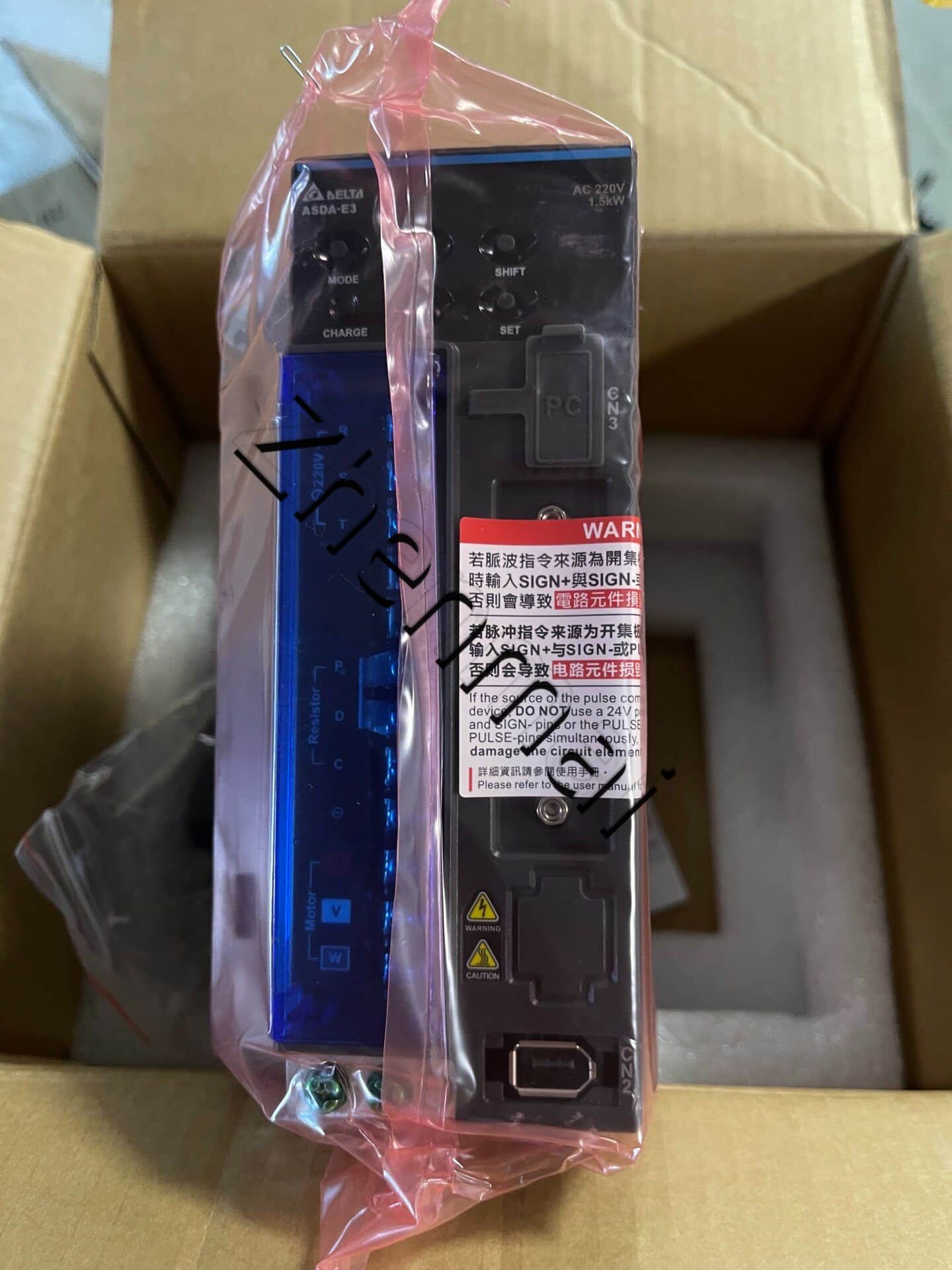 100% nuevo, original y genuino, servomotor Delta ASD-E3-1521-L, convertidores de frecuencia