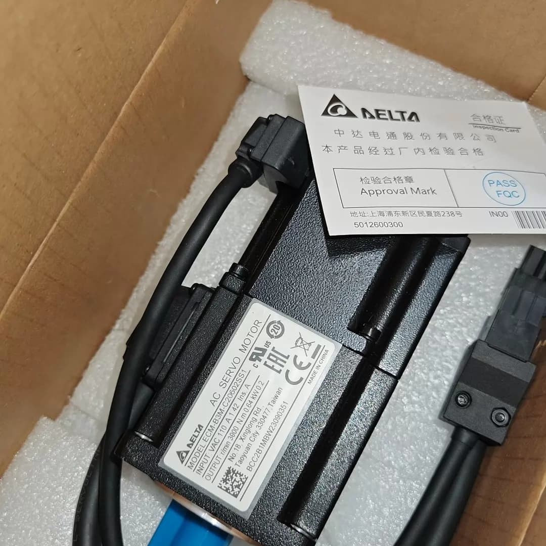 100% nuevo, original y genuino, servomotor Delta ECM-B3M-C20602SS1, convertidores de frecuencia