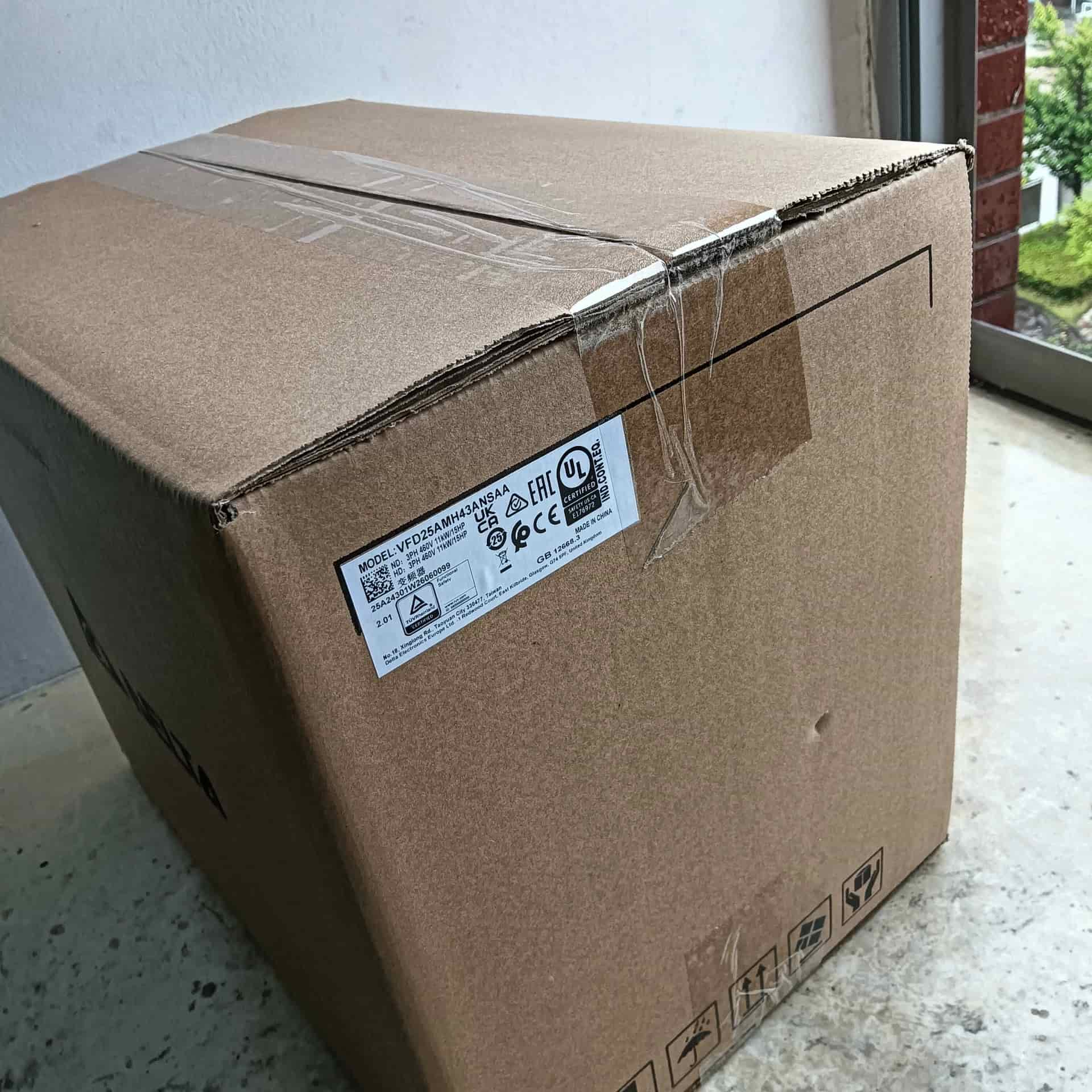 100% nuevo, original y genuino, servomotor Delta VFD25AMH43ANSAA 11KW, convertidores de frecuencia