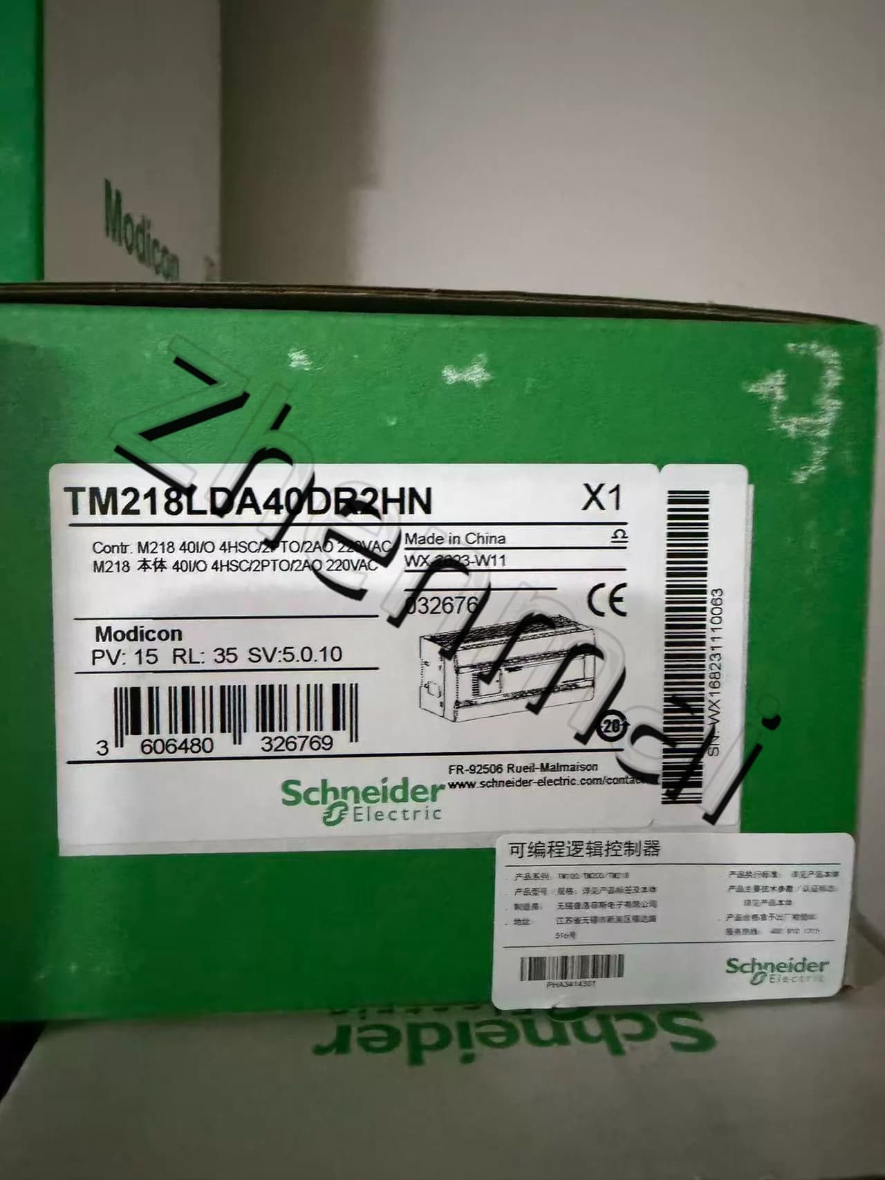 100% nuevo, original y genuino Schneider TM218LDA40DR2HN Convertidores de frecuencia, disyuntores, contactores, dispositivos de protección