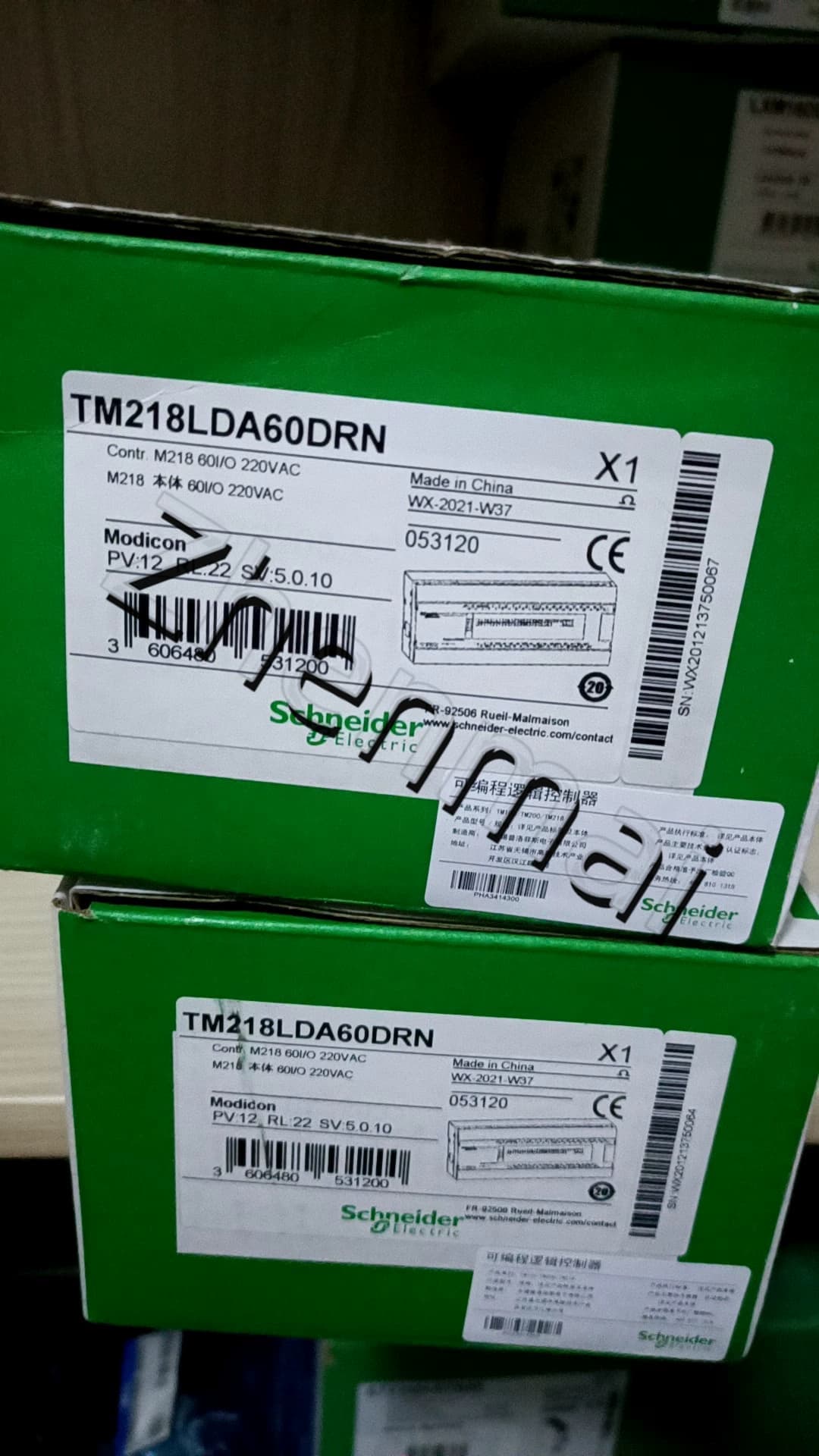 100% nuevo, original y genuino Schneider TM218LDA60DRN Convertidores de frecuencia, disyuntores, contactores, dispositivos de protección