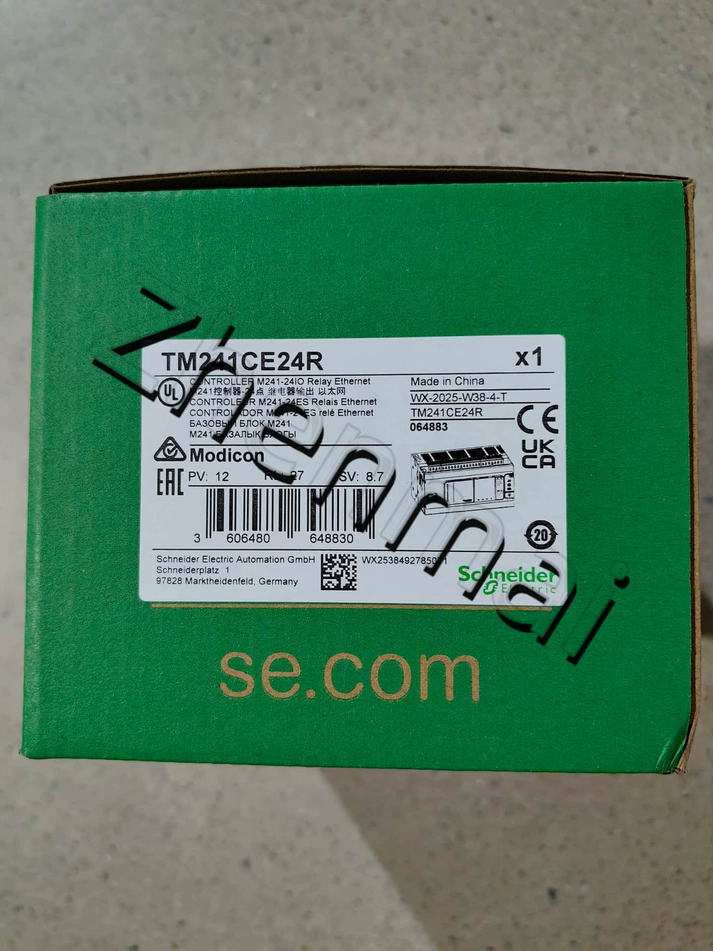 Convertidores de frecuencia, disyuntores, contactores y dispositivos de protección 100% nuevos, originales y genuinos Schneider TM241CE24R