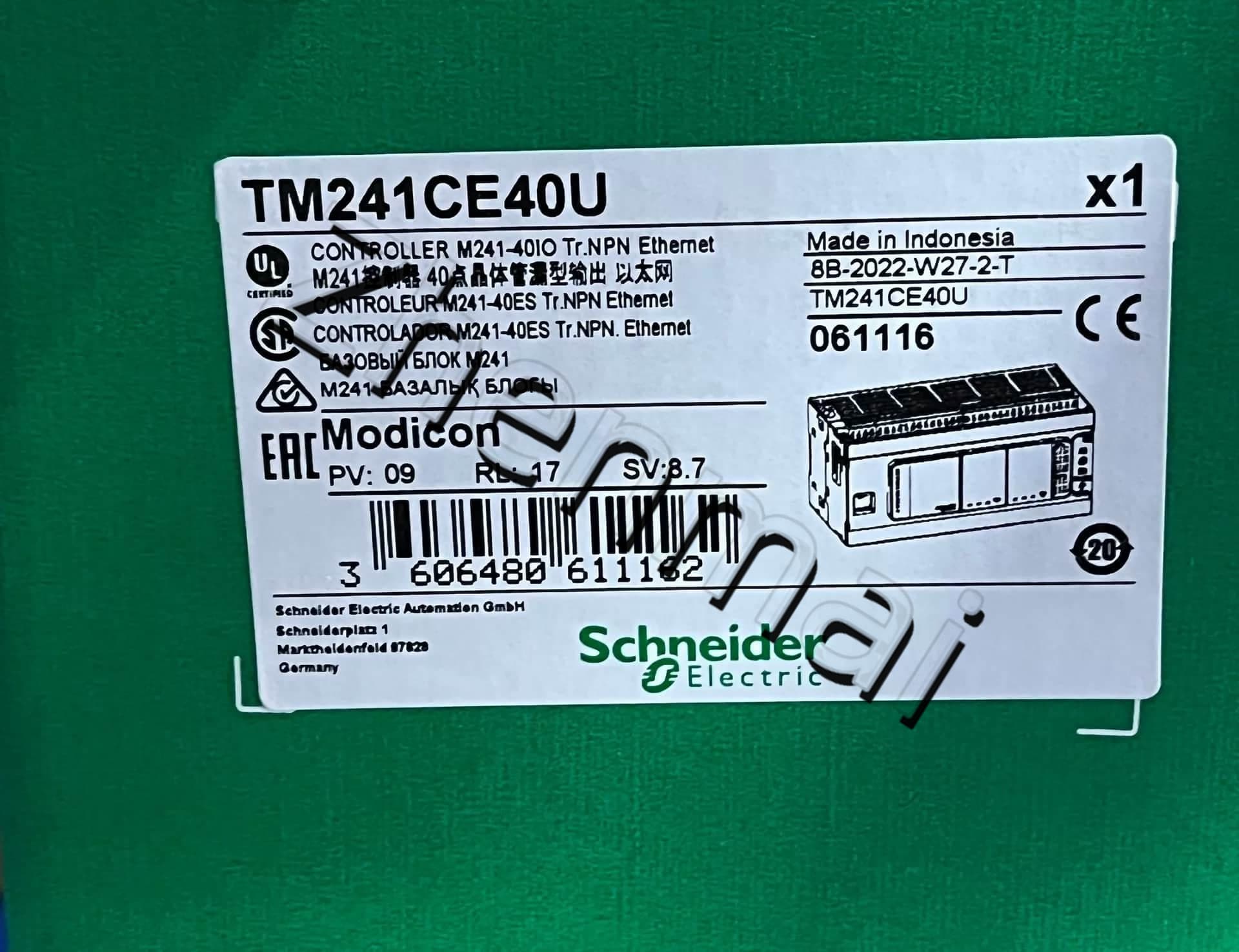 Convertidores de frecuencia, disyuntores, contactores y dispositivos de protección Schneider TM241CE40U 100% nuevos, originales y genuinos