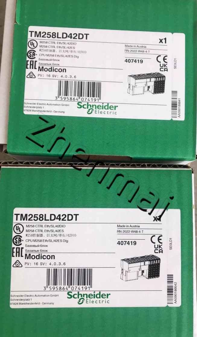 Convertidores de frecuencia, disyuntores, contactores, dispositivos de protección 100% nuevos, originales y genuinos Schneider TM258LD42DT
