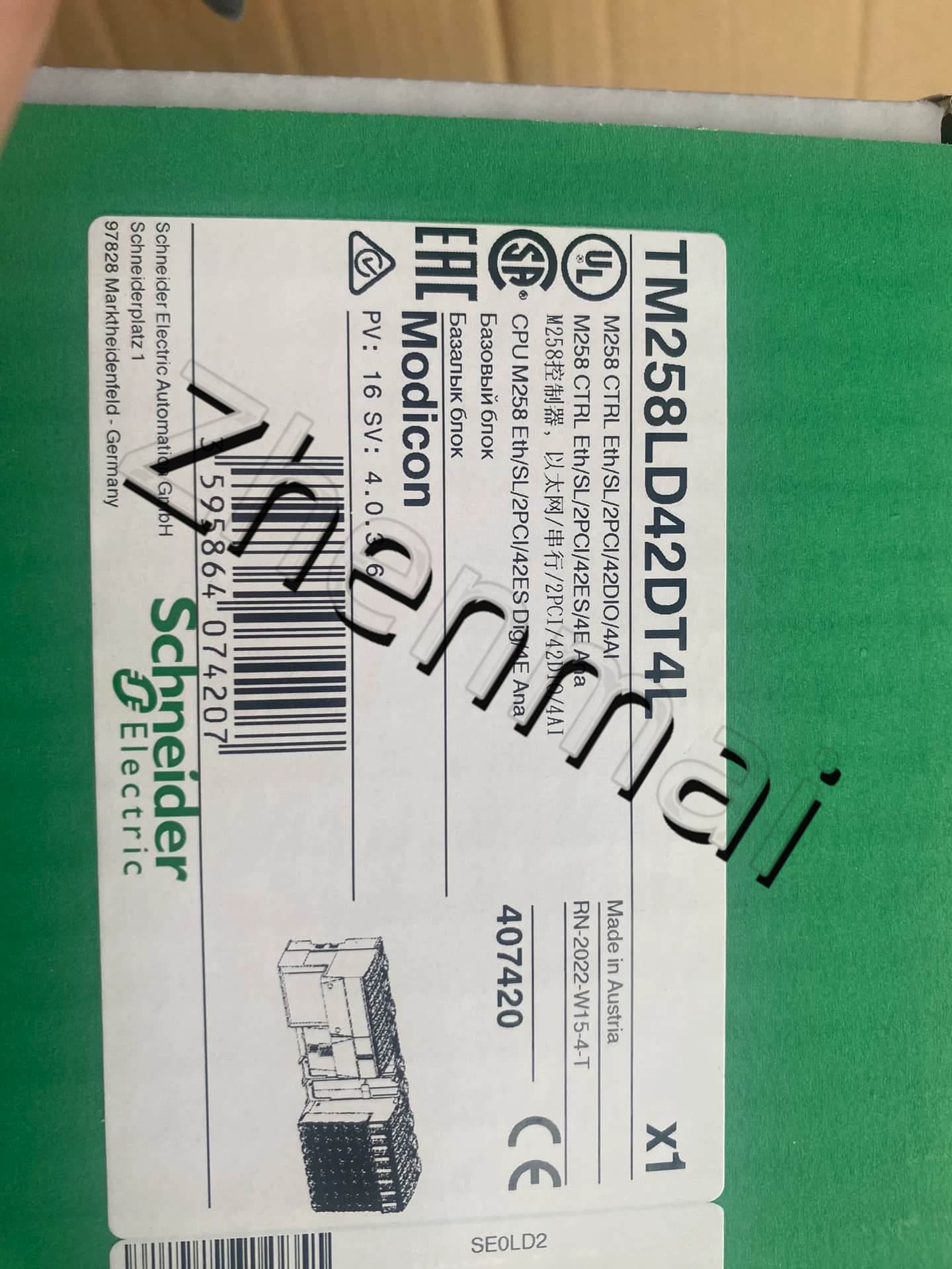 100% nuevo, original y genuino Schneider TM258LD42DT4L Convertidores de frecuencia, disyuntores, contactores, dispositivos de protección