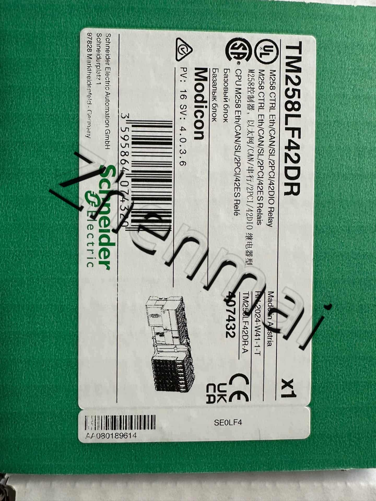 Convertidores de frecuencia, disyuntores, contactores, dispositivos de protección 100% nuevos, originales y genuinos Schneider TM258LF42DR