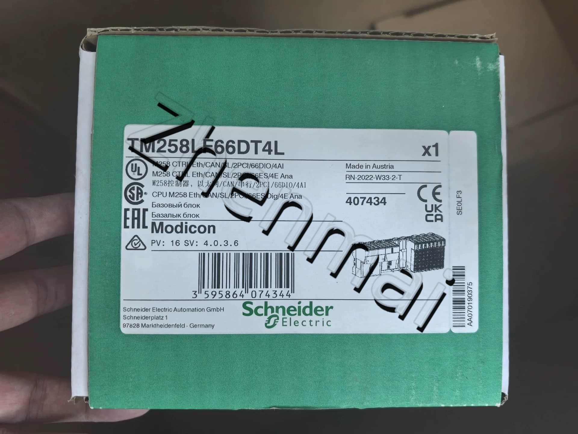 100% nuevo, original y genuino Schneider TM258LF66DT4L Convertidores de frecuencia, disyuntores, contactores, dispositivos de protección
