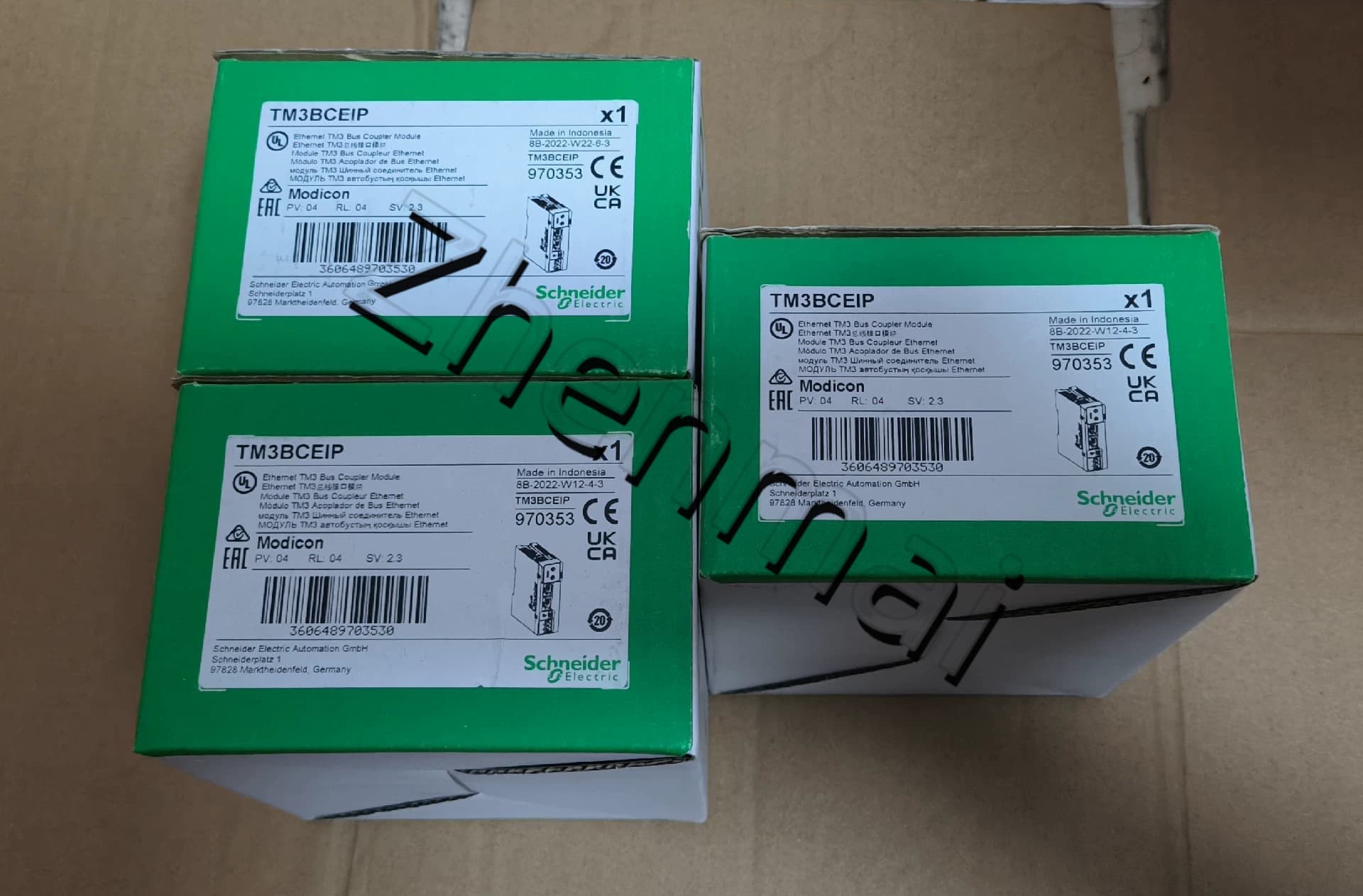 Convertidores de frecuencia, disyuntores, contactores y dispositivos de protección Schneider TM3BCEIP 100% nuevos, originales y genuinos