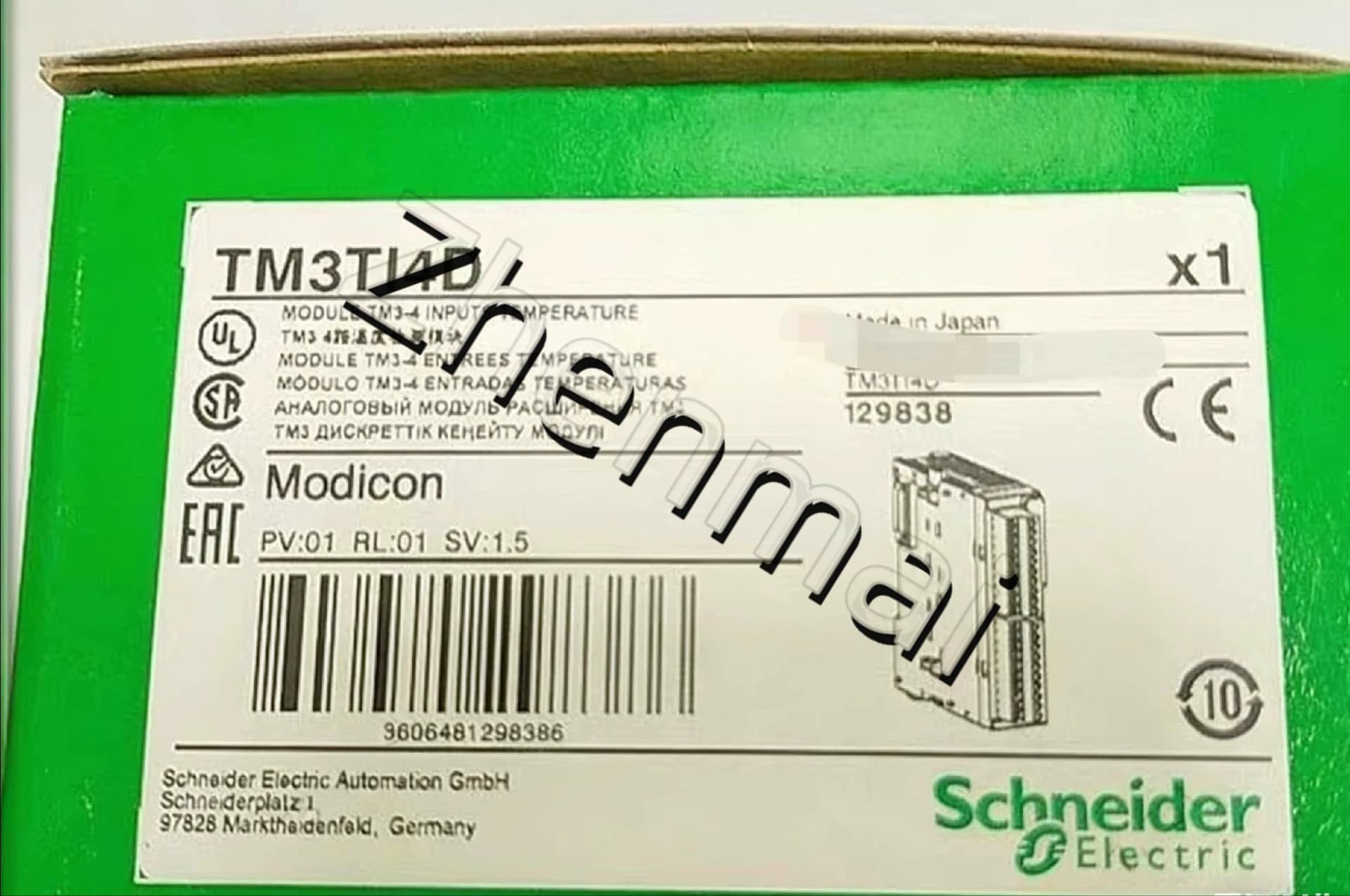 Convertidores de frecuencia, disyuntores, contactores y dispositivos de protección Schneider TM3TI4D 100% nuevos, originales y genuinos