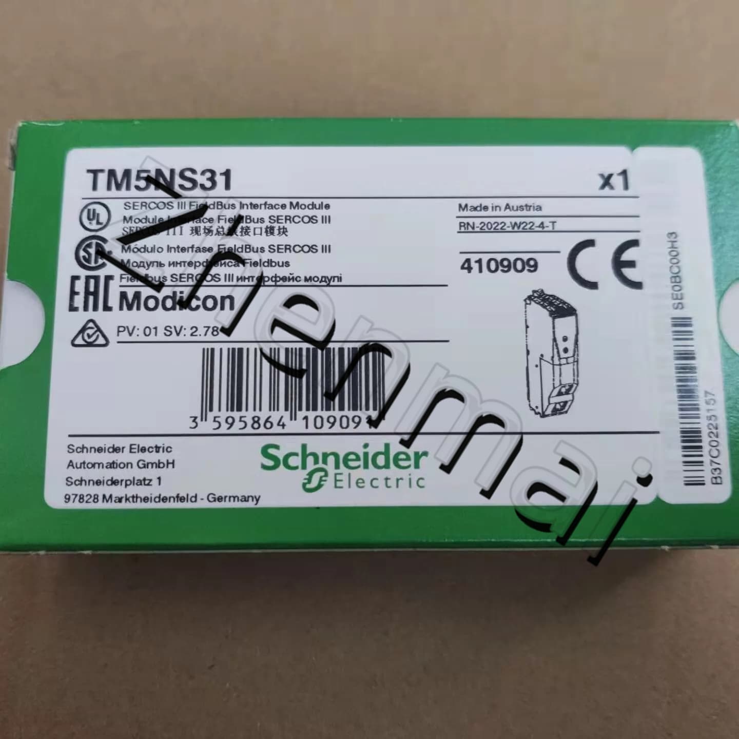 Convertidores de frecuencia, disyuntores, contactores y dispositivos de protección Schneider TM5NS31 100% nuevos, originales y genuinos