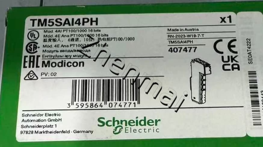 Convertidores de frecuencia, disyuntores, contactores y dispositivos de protección 100% nuevos, originales y genuinos Schneider TM5SAI4PH