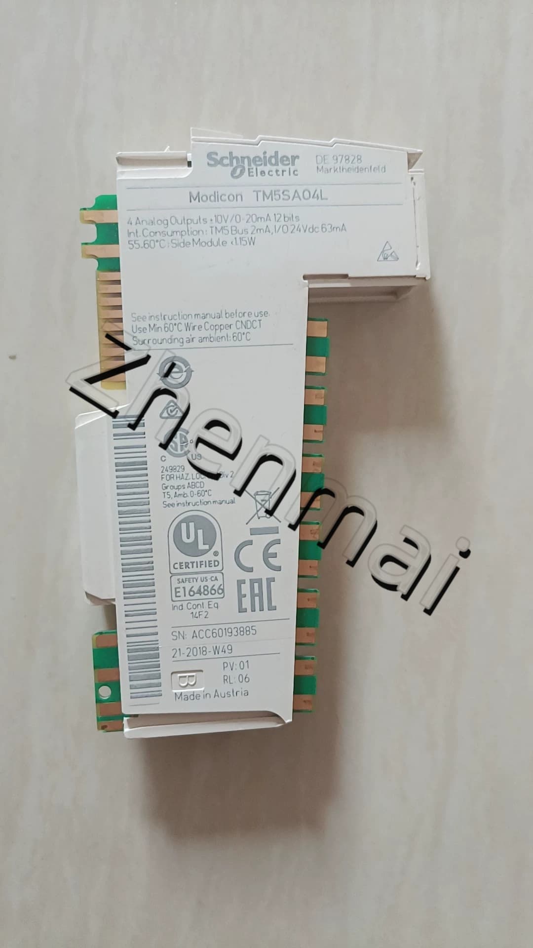 Convertidores de frecuencia, disyuntores, contactores y dispositivos de protección Schneider TM5SAO4L 100% nuevos, originales y genuinos