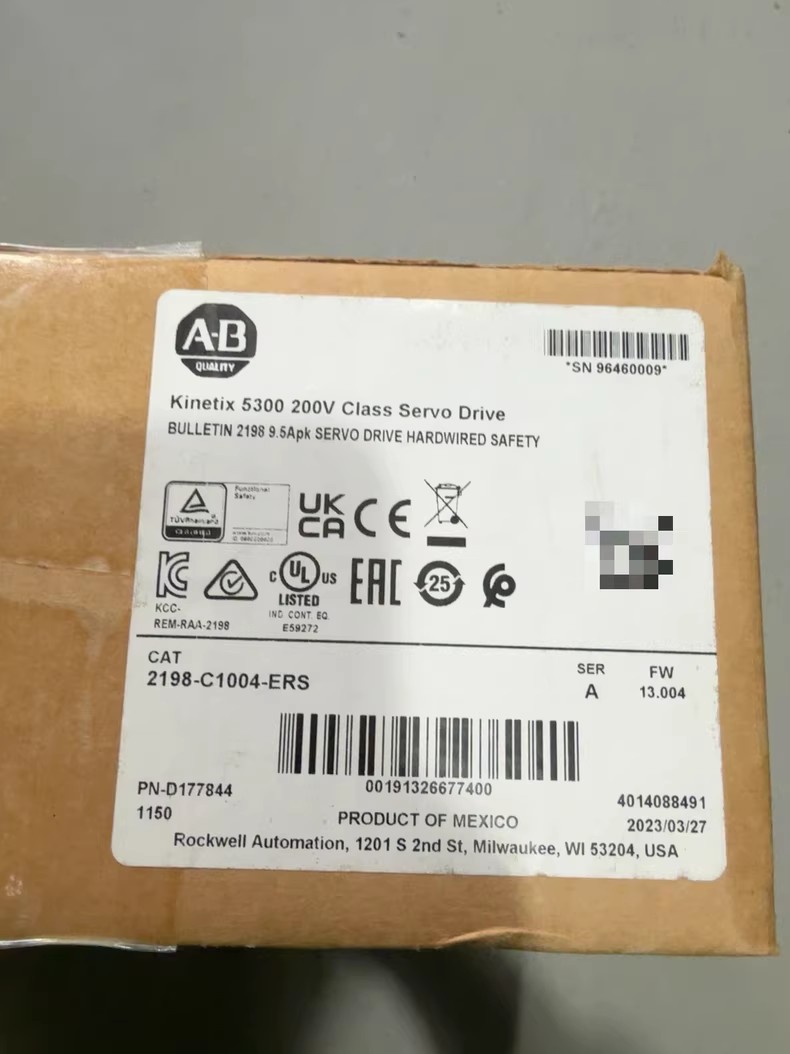 2198-C1004-ERS Servoaccionamiento Kinetix 5300, nuevo y genuino Entrega rápida