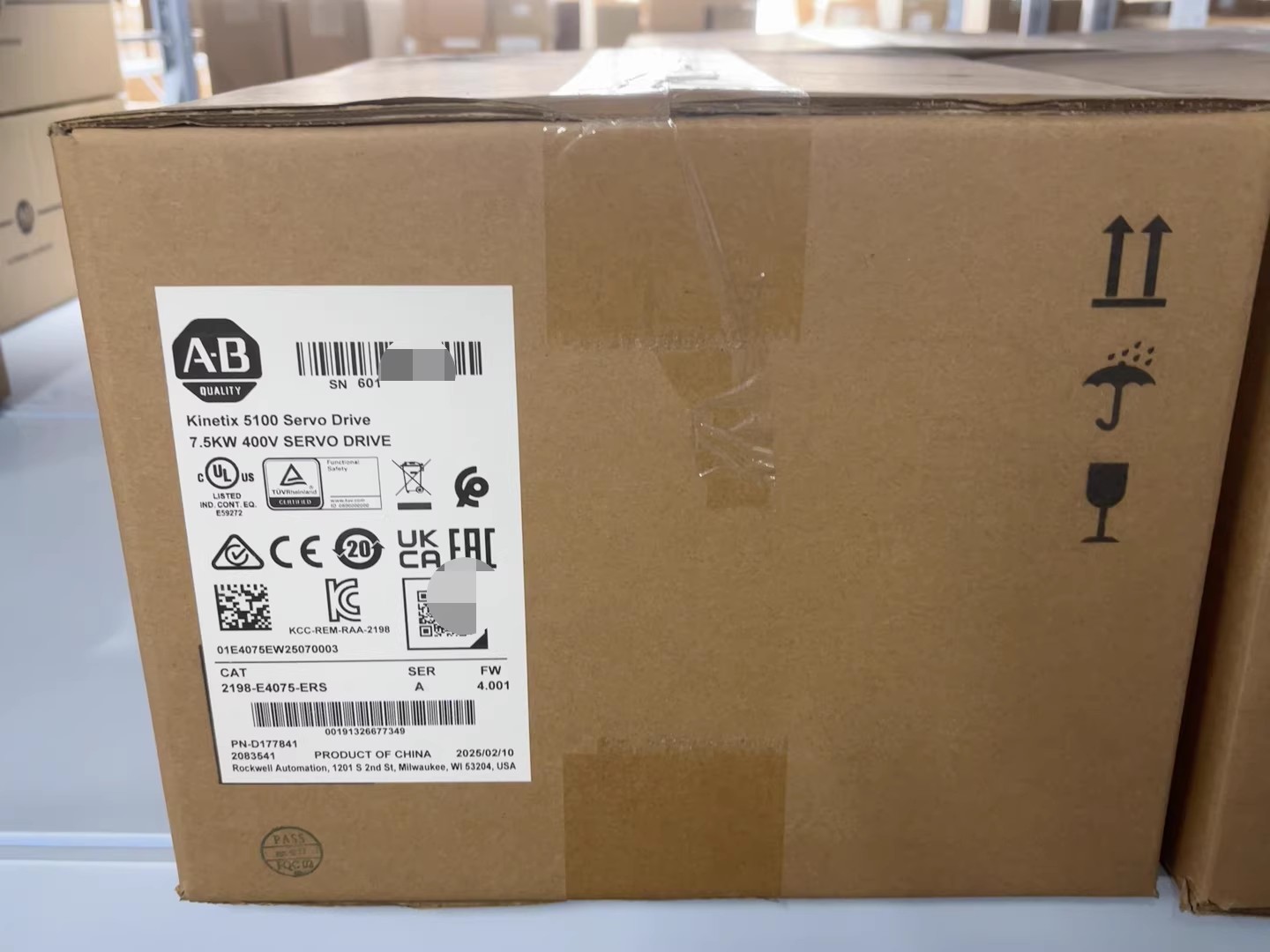 Servo Kinetix 5100 2198-E4075-ERS, nuevo y genuino