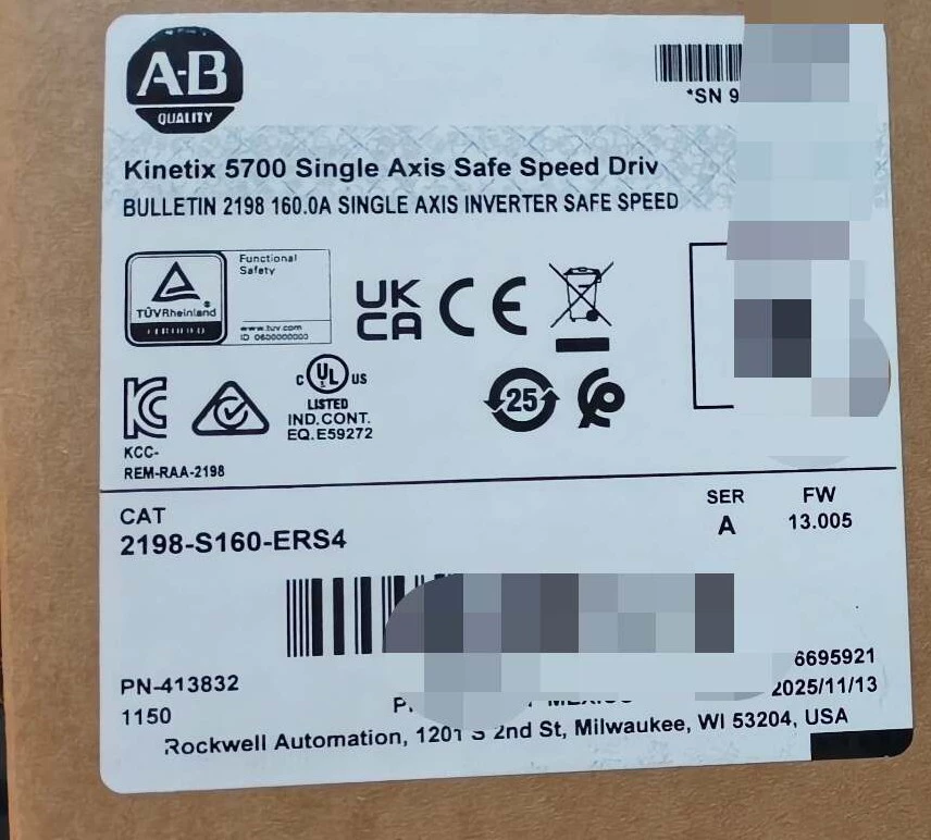 Servo Kinetix 5700 2198-S160-ERS4, nuevo y genuino