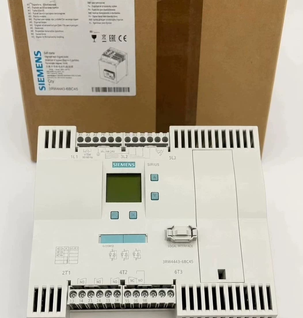 Arrancador suave Siemens 3RW4076-2BB44 nuevo, genuino y directo de fábrica ARRANCADOR SUAVE SIRIUS