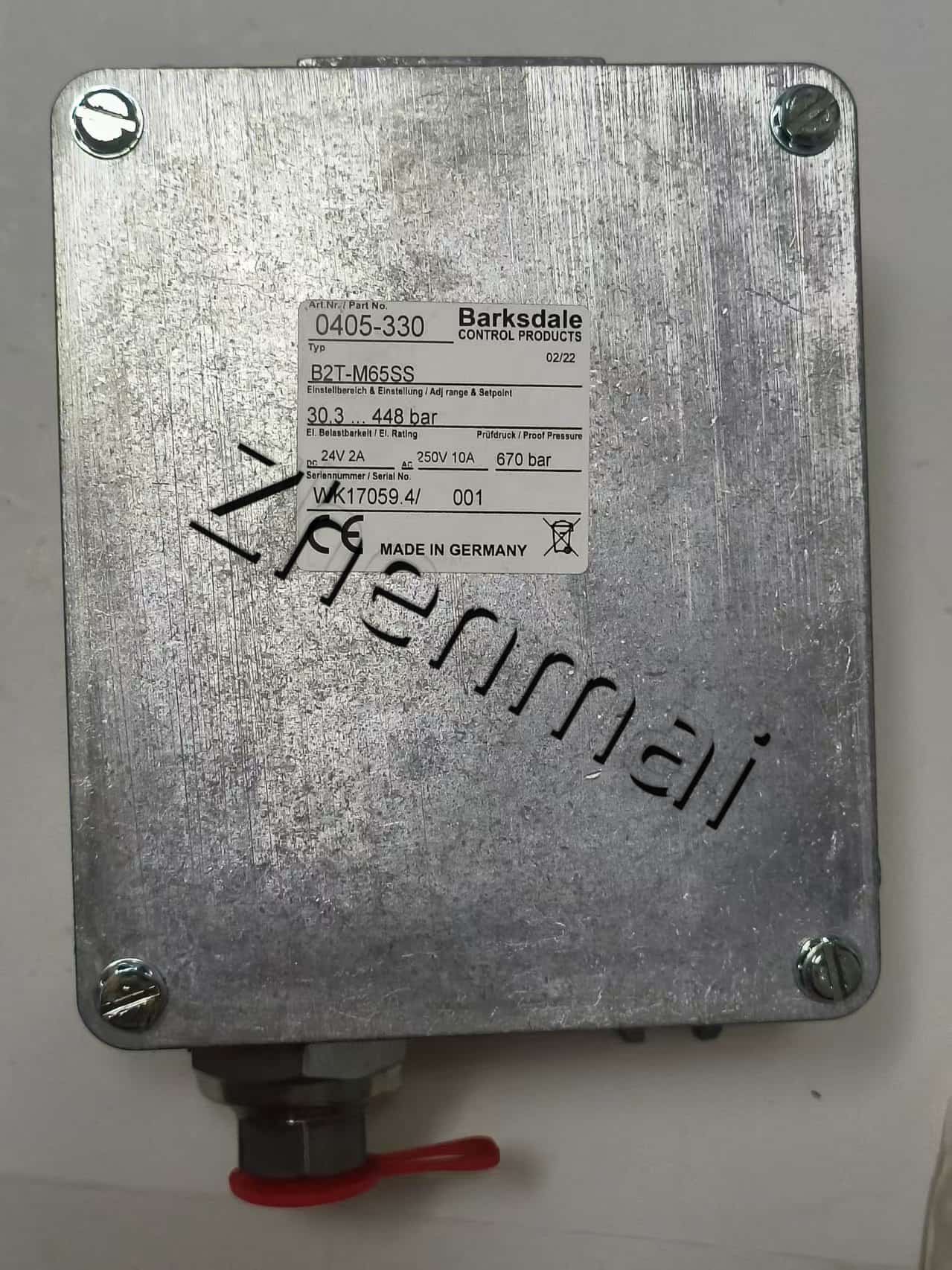 Nuevo Original Barksdale 0405-330 B2T-M65SS sensor de presión interruptor de nivel interruptor de flujo interruptor de presión envío rápido