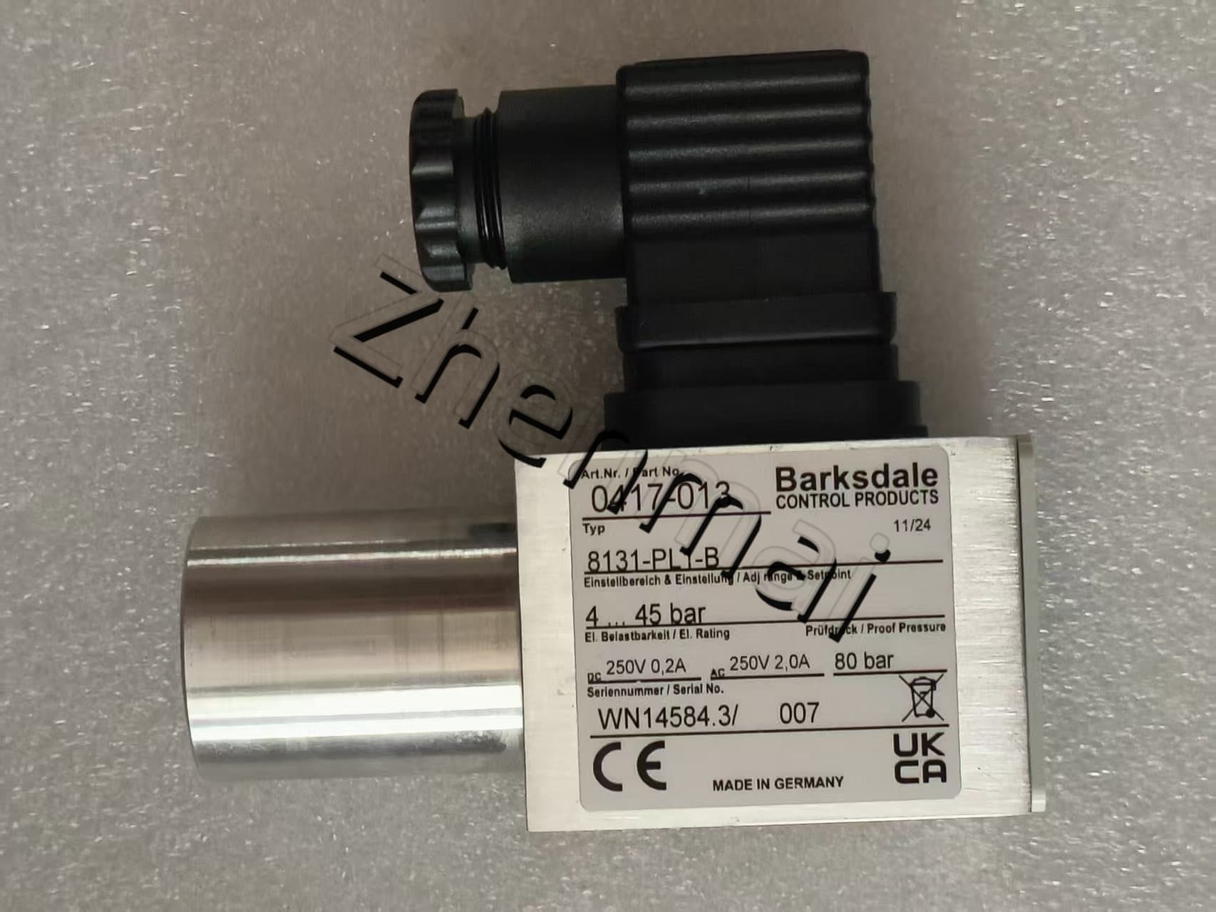 Nuevo Original Barksdale 0417-013 8131-PL1-B sensor de presión interruptor de nivel interruptor de flujo interruptor de presión envío rápido