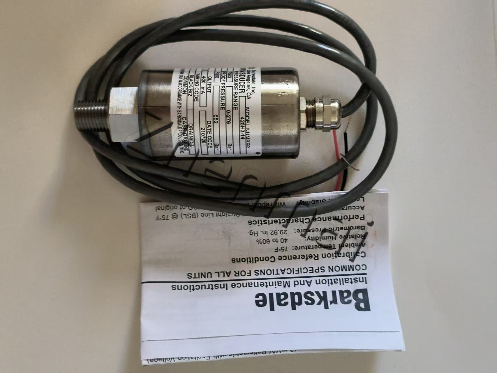 Nuevo y Original Barksdale 425H3-14 sensor de presión interruptor de nivel interruptor de flujo interruptor de presión envío rápido