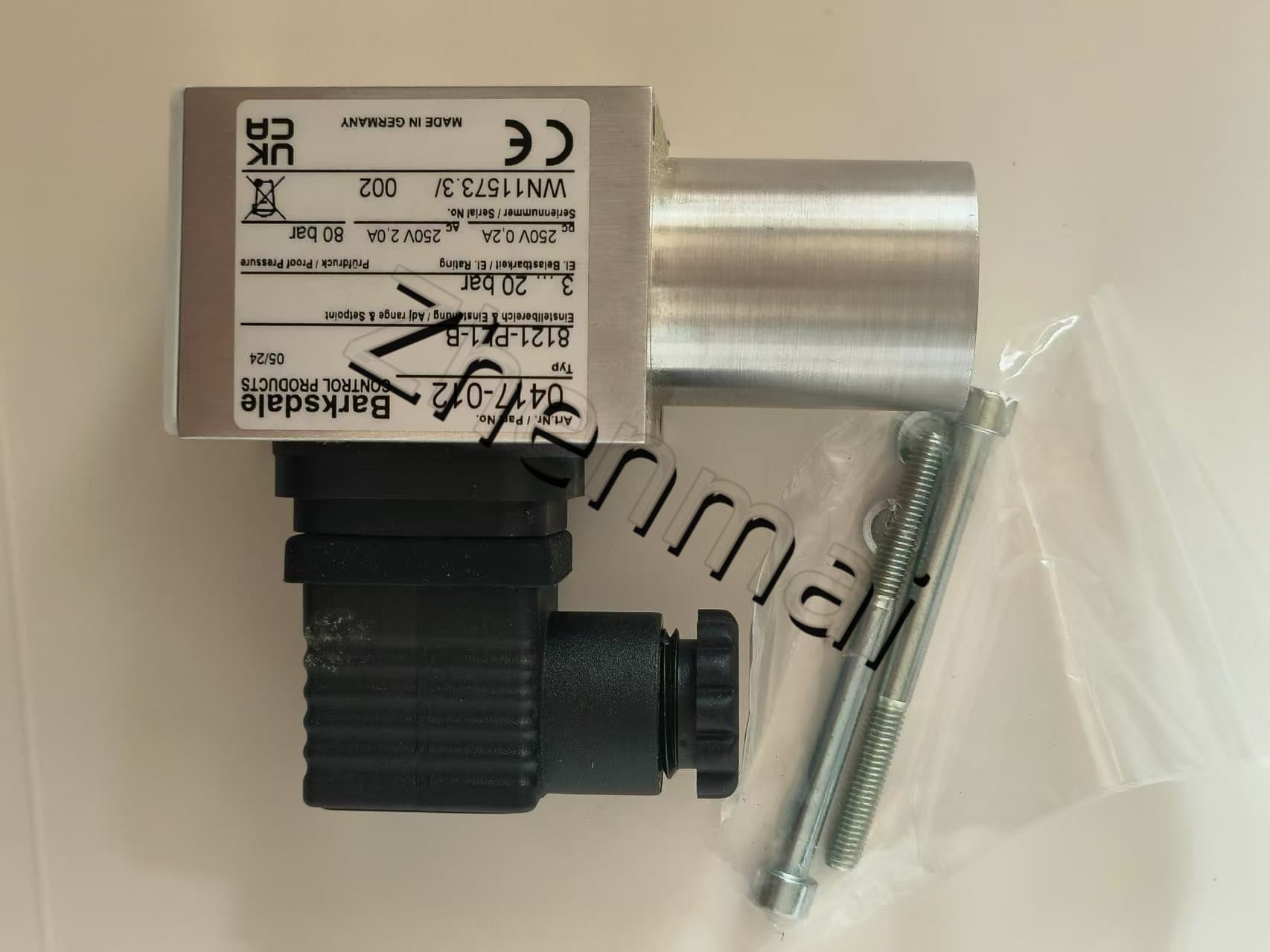 Nuevo Original Barksdale 8111-PL1-B-GL 0417-397 sensor de presión interruptor de nivel interruptor de flujo interruptor de presión envío rápido