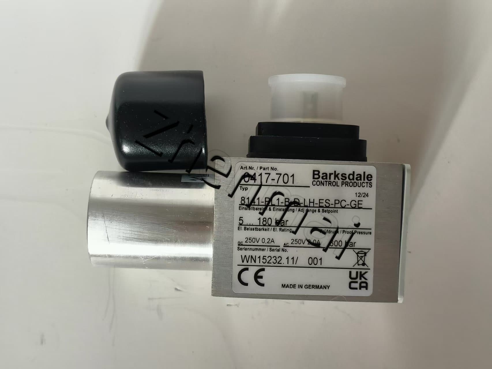 Nuevo y original Barksdale 8141-PL1-B-D-LH-ES-PC-GE354 0417-701 Sensor de presión Interruptor de nivel Interruptor de flujo Interruptor de presión Envío rápido