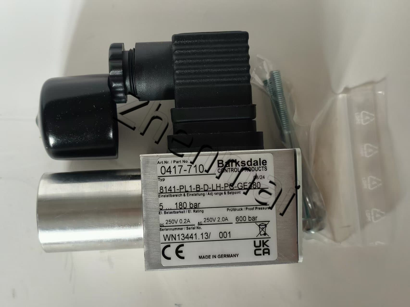 Nuevo Original Barksdale 8141-PL1-B-D-LH-PC-GE380 0417-710 sensor de presión interruptor de nivel interruptor de flujo interruptor de presión envío rápido