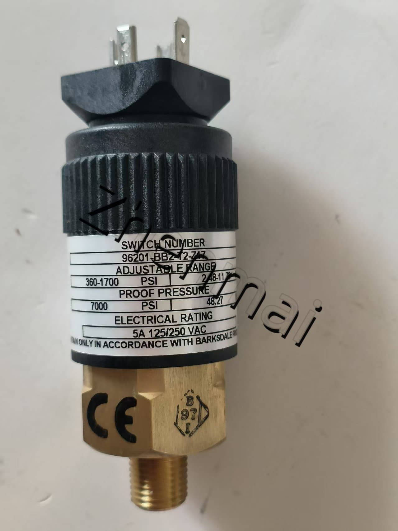 Nuevo Original Barksdale 96201-BB2-T2-Z17 sensor de presión interruptor de nivel interruptor de flujo interruptor de presión envío rápido