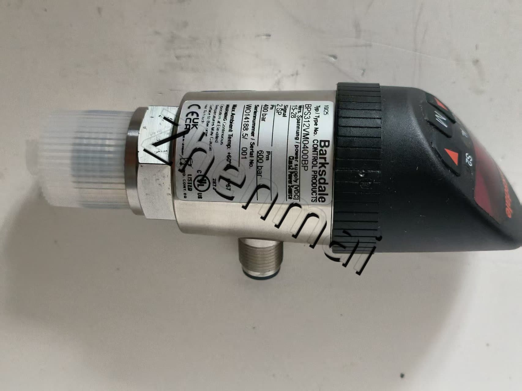 Nuevo Original Barksdale BPS312VM0400BP sensor de presión interruptor de nivel interruptor de flujo interruptor de presión envío rápido