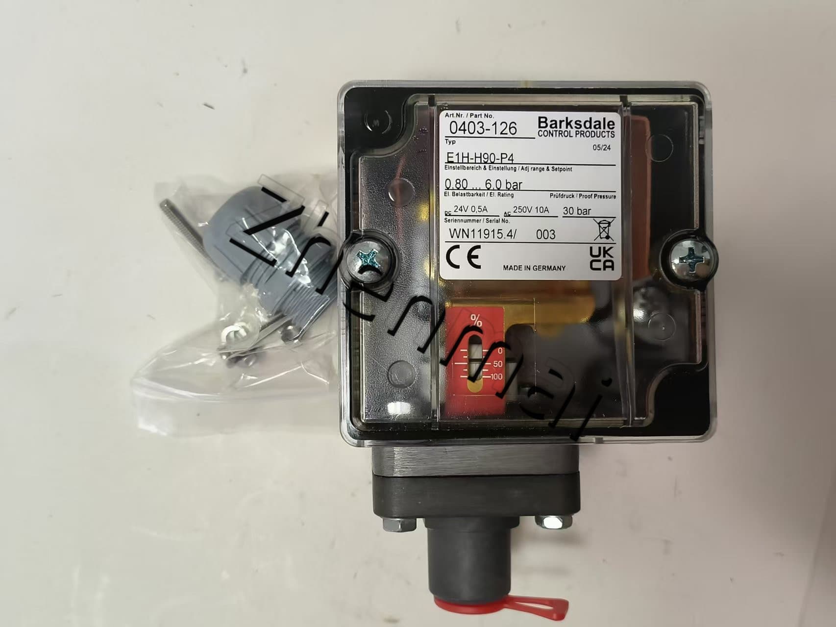 Nuevo Original Barksdale E1H-H90-P4-EXI 0403-127 sensor de presión interruptor de nivel interruptor de flujo interruptor de presión envío rápido