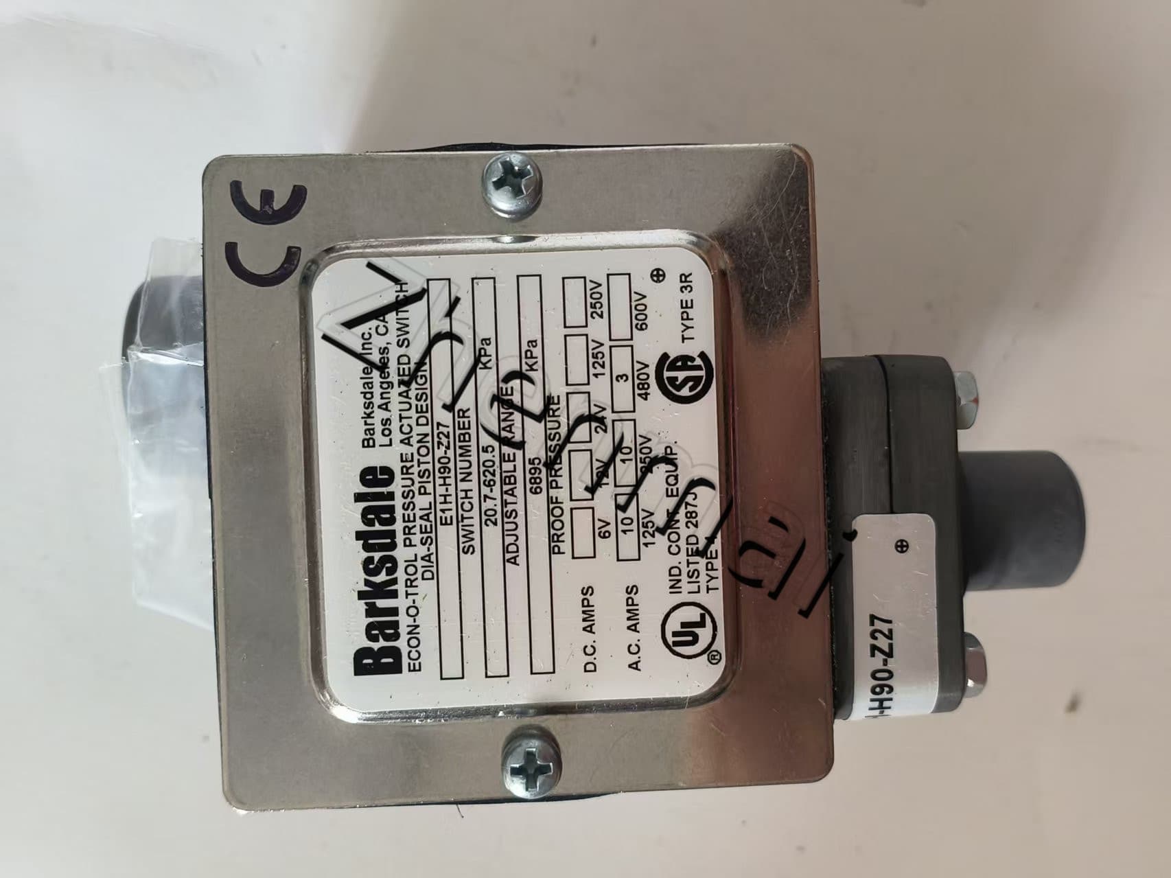 Nuevo y Original Barksdale E1H-H90-Z27 sensor de presión interruptor de nivel interruptor de flujo interruptor de presión envío rápido