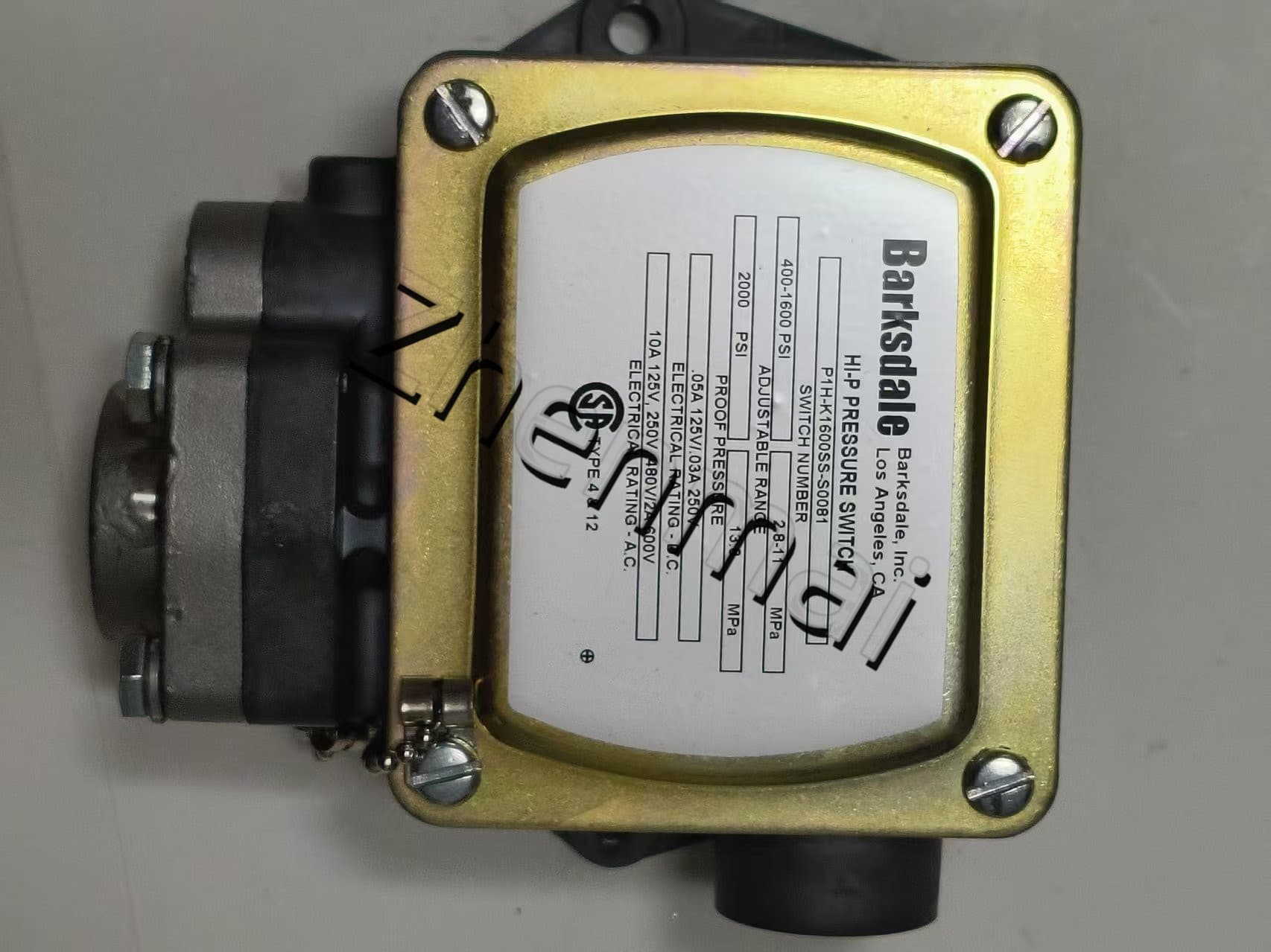 Nuevo y Original Barksdale P1H-K1600SS-S0081 sensor de presión interruptor de nivel interruptor de flujo interruptor de presión envío rápido