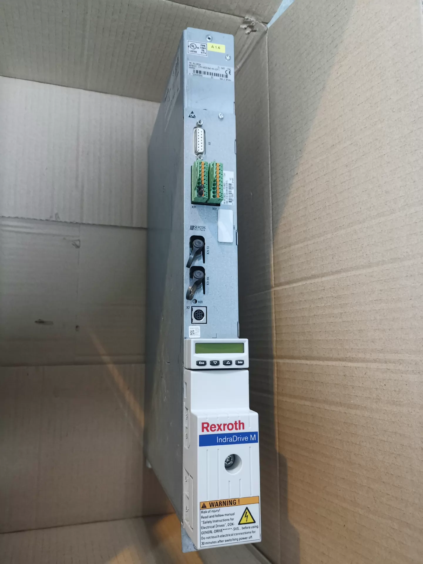Servomotor Bosch Rexroth Original nuevo, servomotor HMS01.1N-W0036-A-07-NNNN, envío rápido
