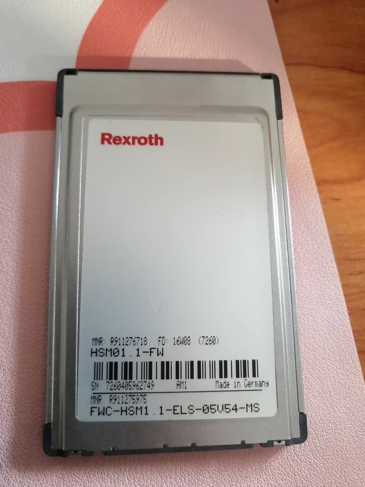 Tarjeta de memoria servomotor Bosch Rexroth Original, servomotor FWC-HSM1.1-ELS-05V54-MS, envío rápido