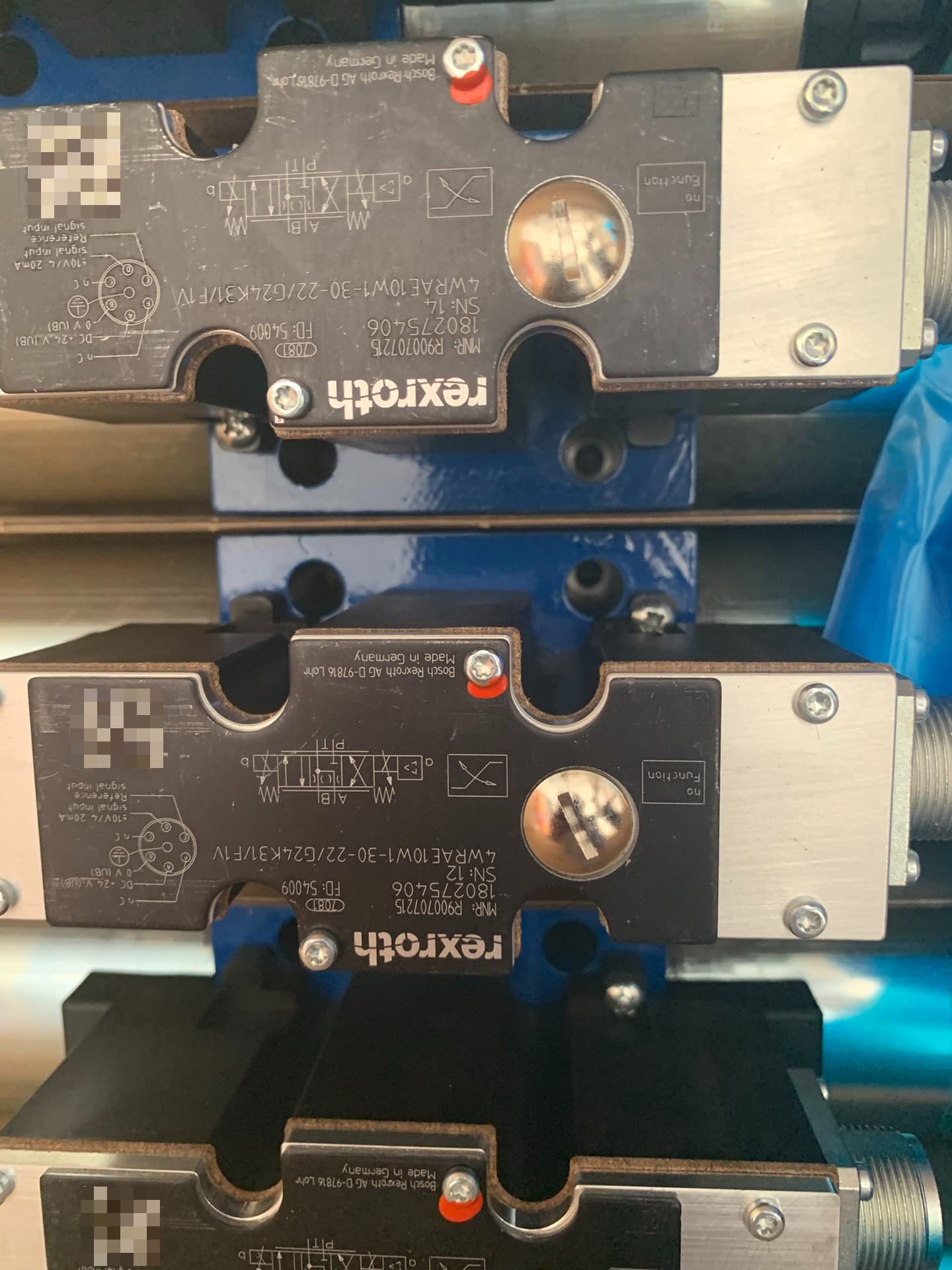 Servoaccionamiento Bosch Rexroth Original, válvula reductora de presión, servomotor 4WRAE10W60-2X/G24N9K31/F1V, envío rápido