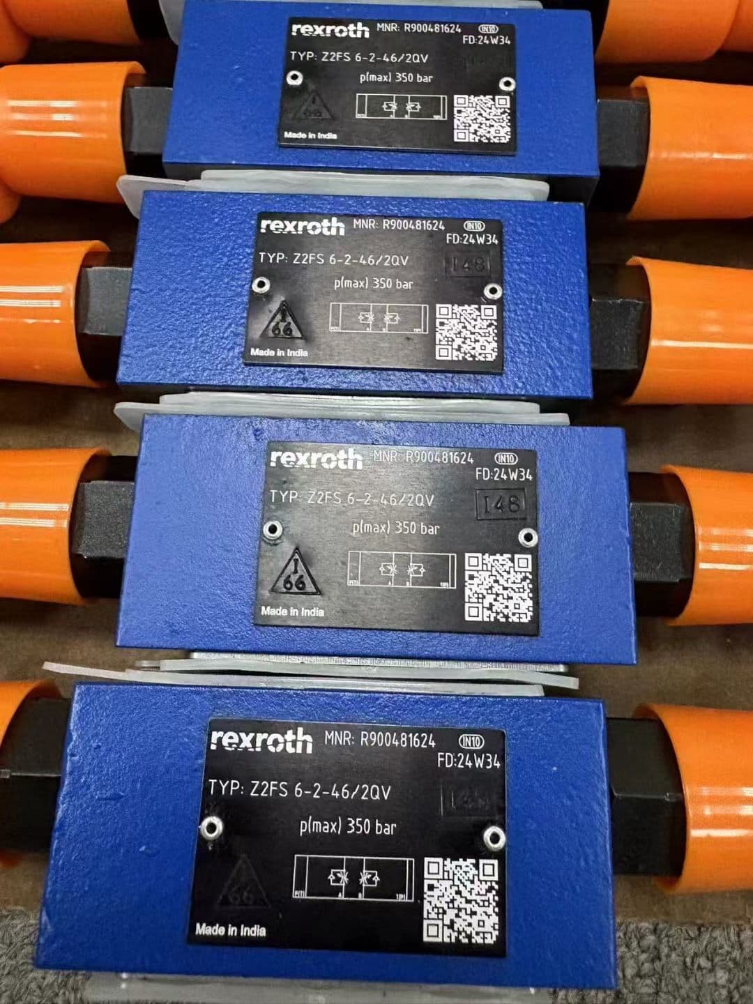 Servoaccionamiento Original Bosch Rexroth, válvula proporcional 4WRZE16W9-150-7X/6EG24N9ETK31/F1D3M, servomotor, envío rápido